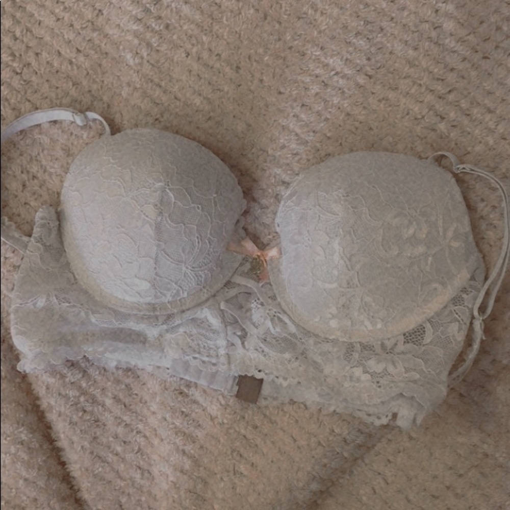 Lacey corset style bra